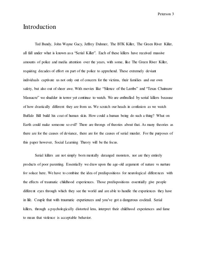The Hottest Serial Killers Essay Topics